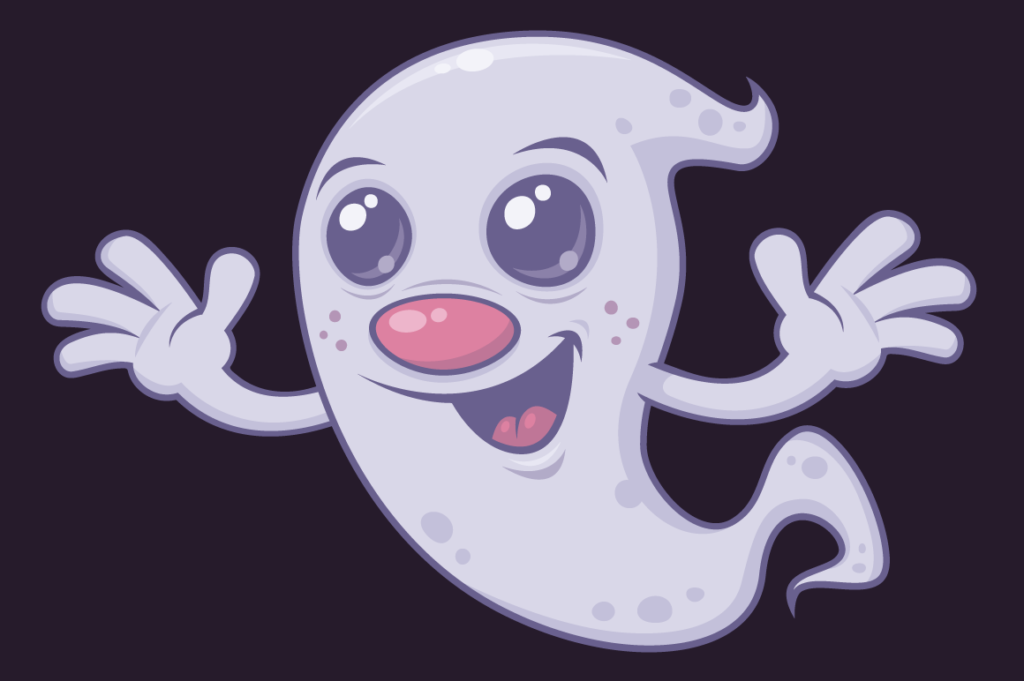 cute ghost figure